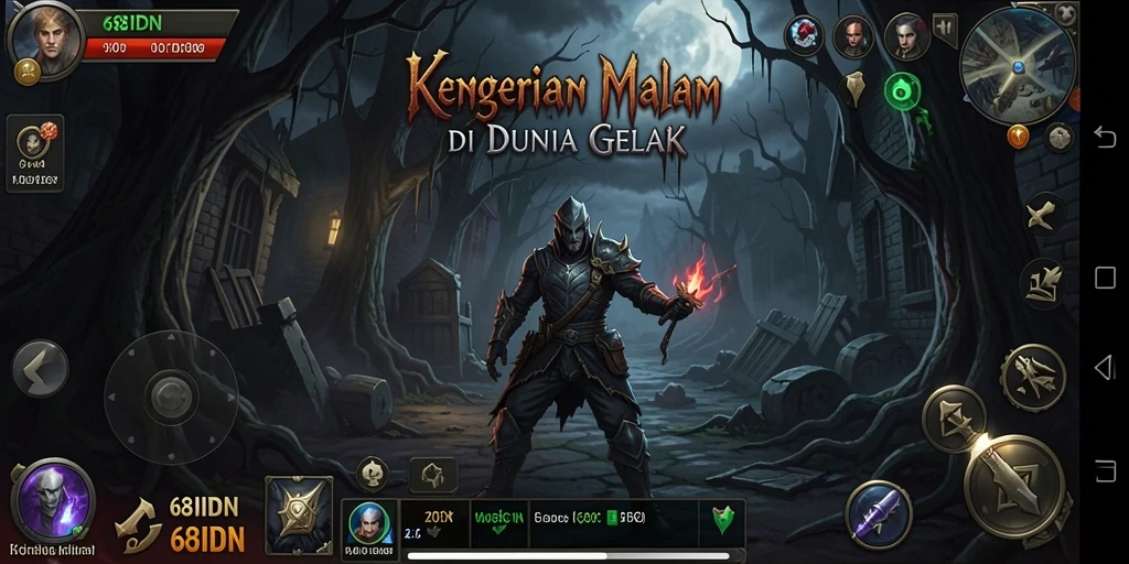 Gameplay menyeramkan di dunia kegelapan penuh ketegangan.