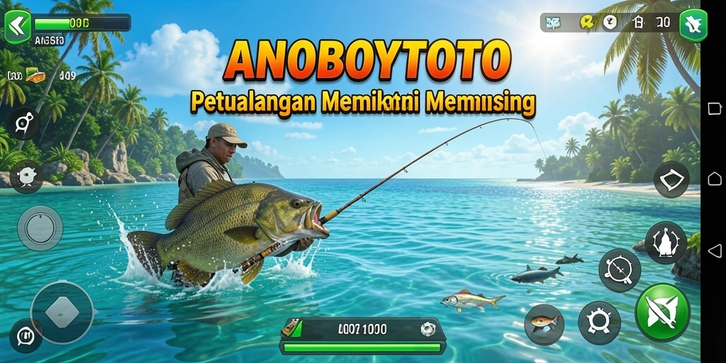 Tangkapan utama dari ANOBOYTOTO menampilkan momen seru memancing.