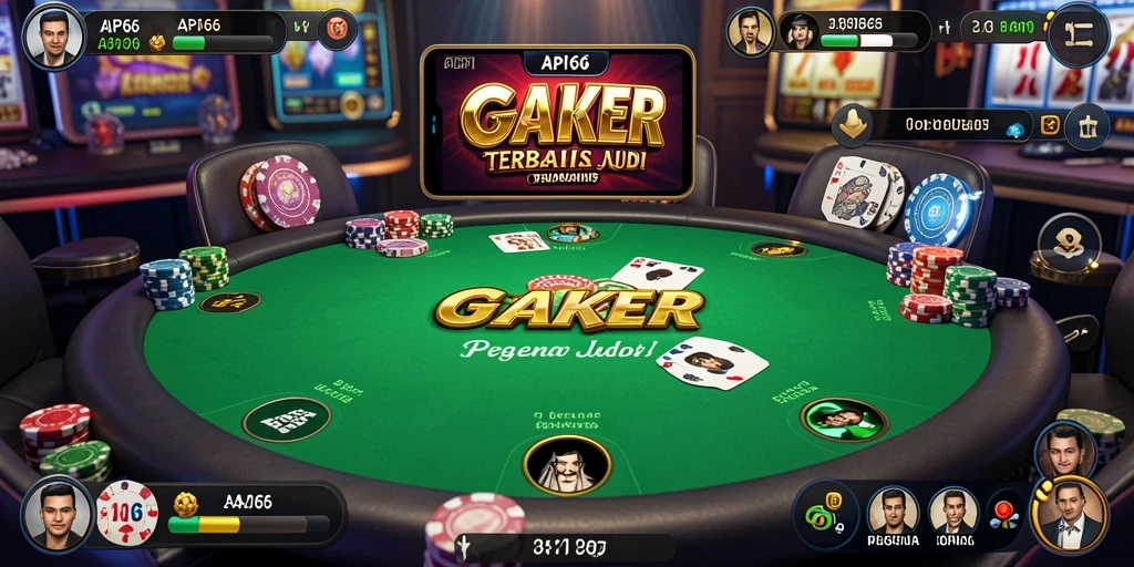 Tampilan gameplay Poker yang menarik dan seru di API66.
