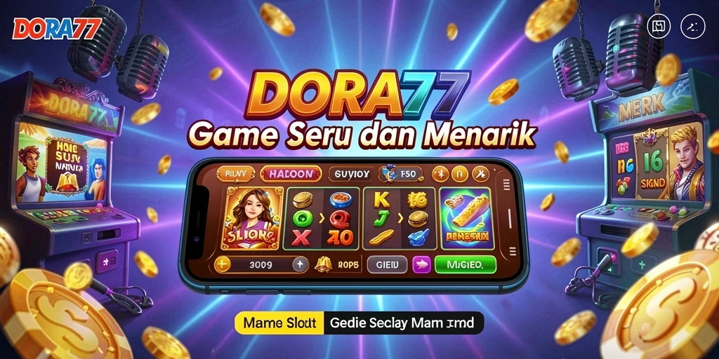 Tampilan gameplay DORA77 dengan grafis slot yang menakjubkan.