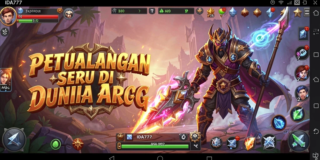 Gameplay mendebarkan di dunia fantasi ARPG IDA777.