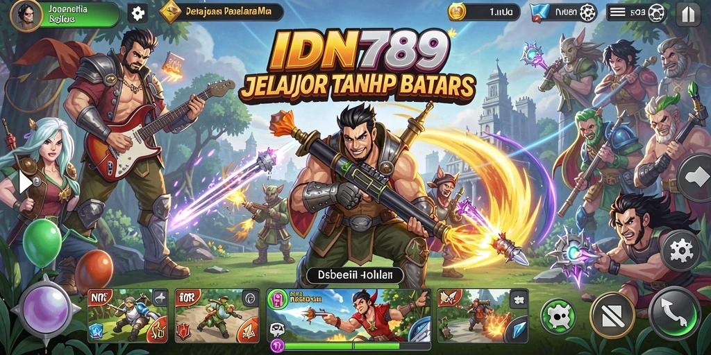 Screenshot gameplay IDN789 menunjukkan aksi eksplorasi Open World yang menakjubkan.