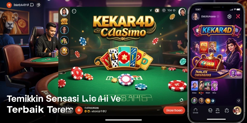 Tampilan menawan dari gameplay Live Casino di KEKAR4D.