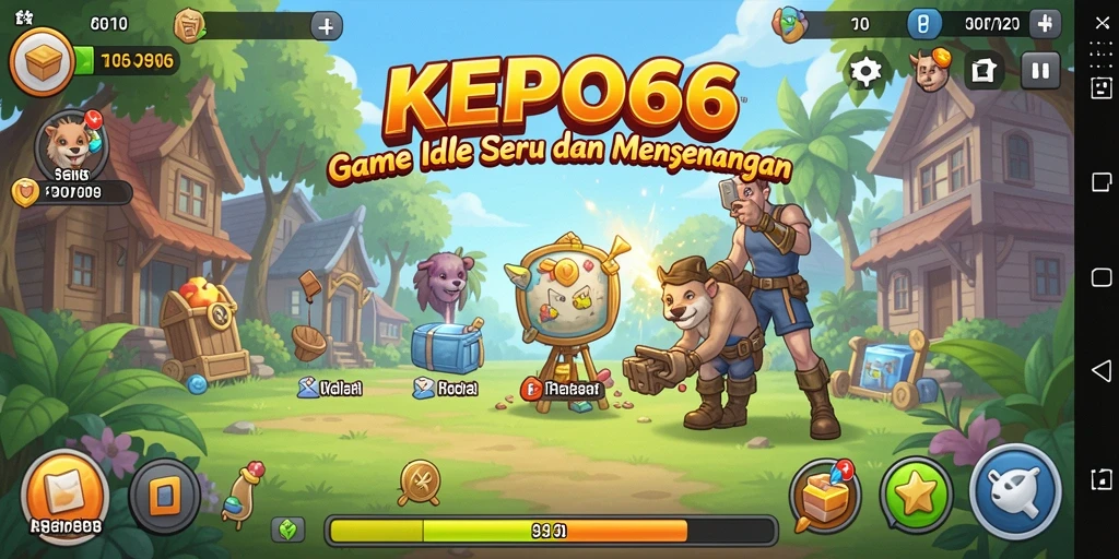 Gameplay Idle KEPO66 yang menarik dan menghibur.