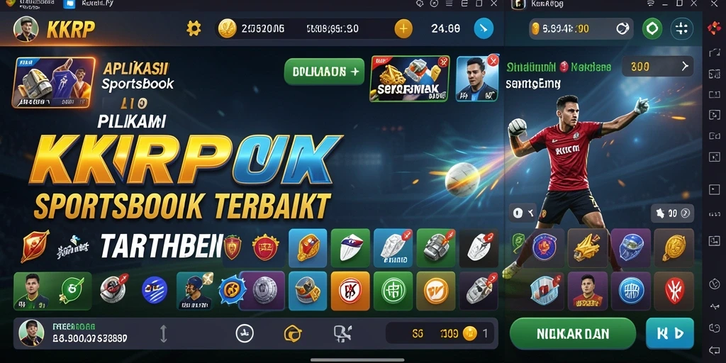 Tampilan gameplay Sportsbook KKRP yang menarik dan dinamis.