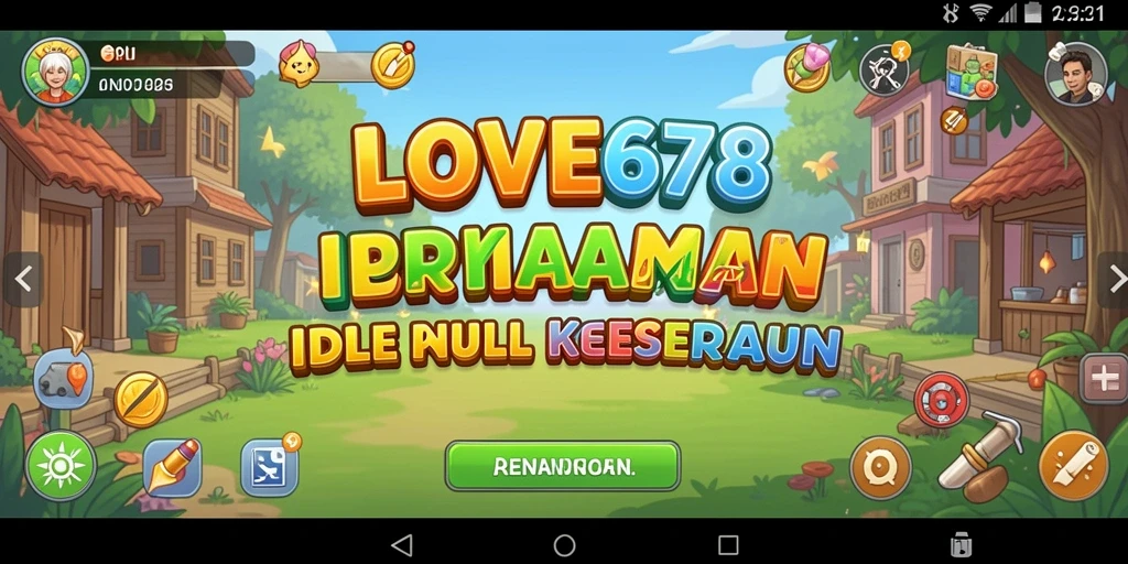 Tampilan gameplay LOVE678 yang menghibur dan sederhana.
