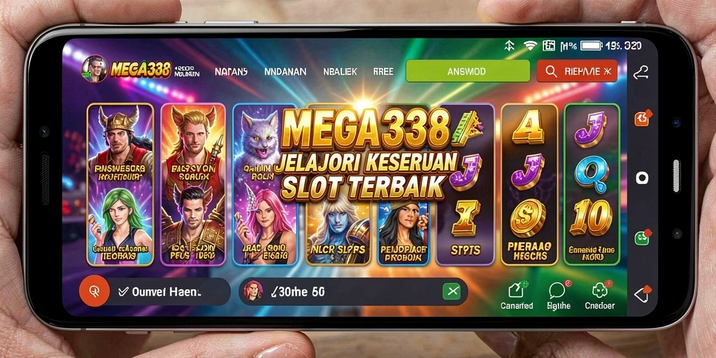 Gameplay slot MEGA338 yang mengasyikkan dan penuh warna.