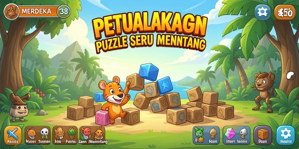 Tampilan menarik dari gameplay MERDEKA138 yang menantang.