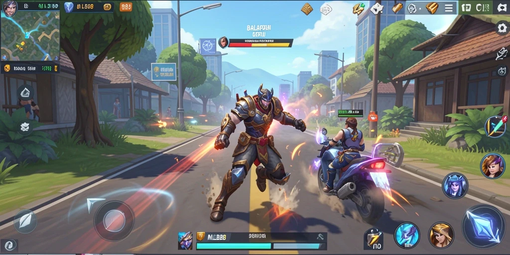 Cuplikan gameplay balapan seru di MLBB8.