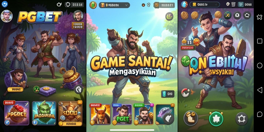 Tampilan utama PGBET dengan gameplay yang menarik dan menyenangkan.