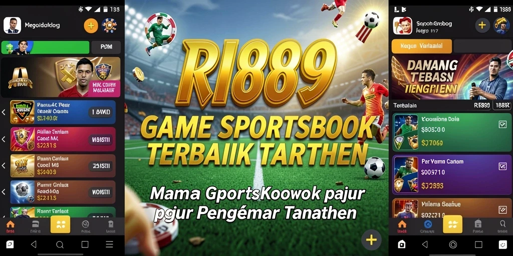 Tampilan screenshot RI889 yang menampilkan berbagai opsi taruhan olahraga.