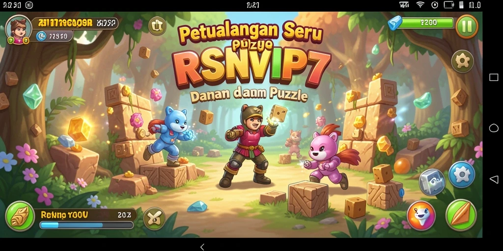 Screenshot gameplay RSNVIP7 menampilkan teka-teki seru dan grafis menarik.