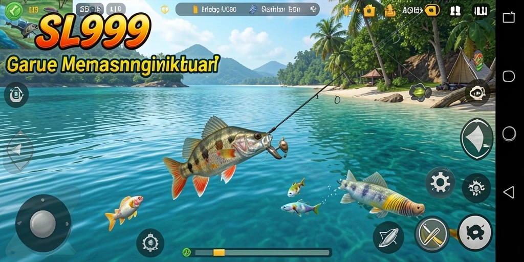 Tangkapan ikan besar dalam gameplay SL999 yang mengasyikkan.