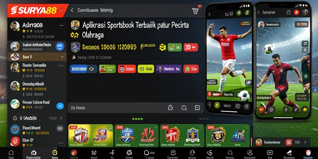 Tampilan gameplay SURYA88 yang menawan untuk taruhan olahraga.