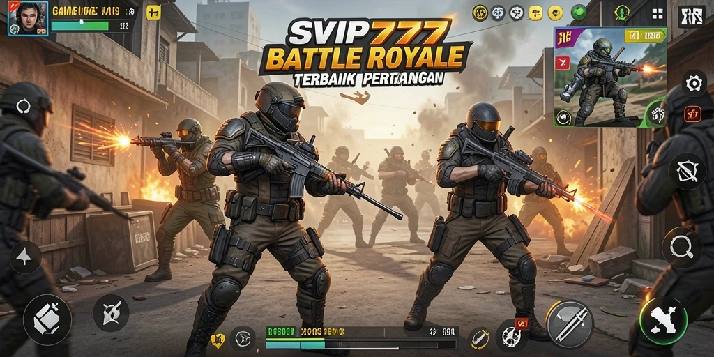 Gameplay menegangkan di SVIP777 dengan aksi Battle Royale yang seru.