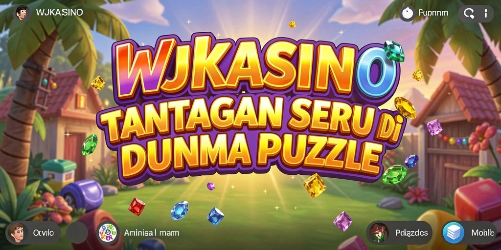 Tampilan gameplay menantang dari WJKASINO saat menyelesaikan puzzle.